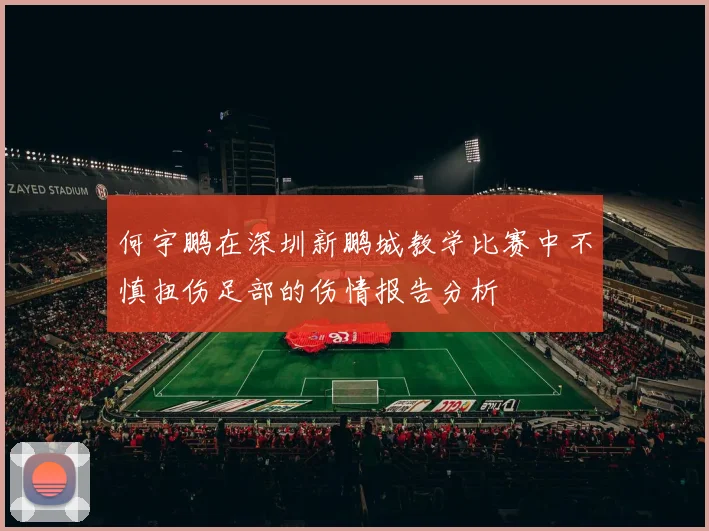 何宇鹏在深圳新鹏城教学比赛中不慎扭伤足部的伤情报告分析